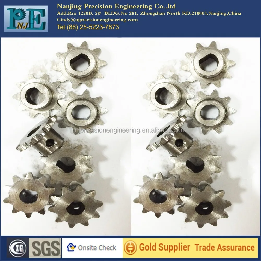 
custom precision oem motorcycle parts steel machining sprocket 