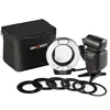 K&F Concept KF-150 I-TTL Macro Ring Light Flash LCD Display and Wireless Slave Function Speedlite for DSLR Camera