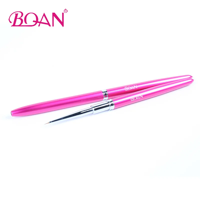 

Newest Design BQAN Custom Crystal Pen Gel Brush Metal Handle Import Nylon Nail Liner Brush