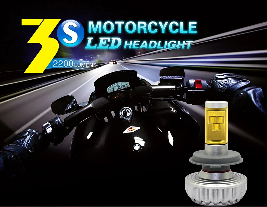 2016 New Fanless 3s H6 Led Headlight Car Led Head Light Aftermarket