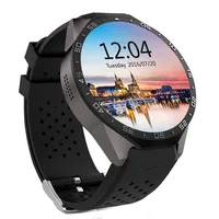 

CE ROHS Kingwear KW88 MTK6580 GPS Wifi Android Smart Watch 2019 Brand Watches Mobile Watch Phones Wristwatches