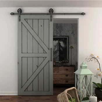 Rustic Knotty Alder Stile Rail Stained Wood Interior Barn Door With Flat Panels Buy Knotty Alder Wood Barn Door Stile And Rail Wood Barn Door