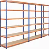 Slotted angle type light duty metal storage shelf rack