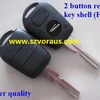B key replacement 2 button remote key shell (HU58, with conductive gasket )