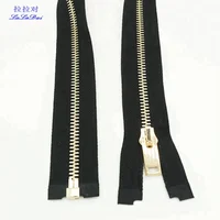 

Custom Any Size Zipper Big Brass Teeth Metal Zipper