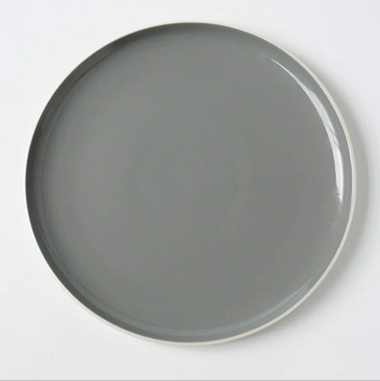 

Eco-Friendly Dishwasher safe cheap color glazed 4PCS ceramic dinner plate sets