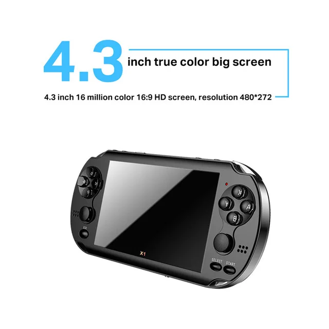 

MPS game console Dual Rocker control 4GB/8GB 4.3inch Screen Children Classic Handheld Digital Screen Video Game Console For Kid