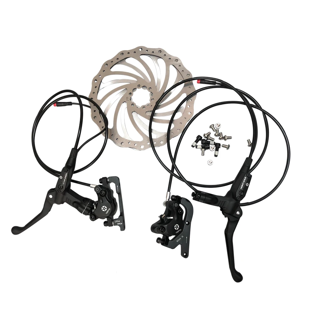 

Wuxing forged aluminum electric bicycle hydraulic disc brake for bicycle
