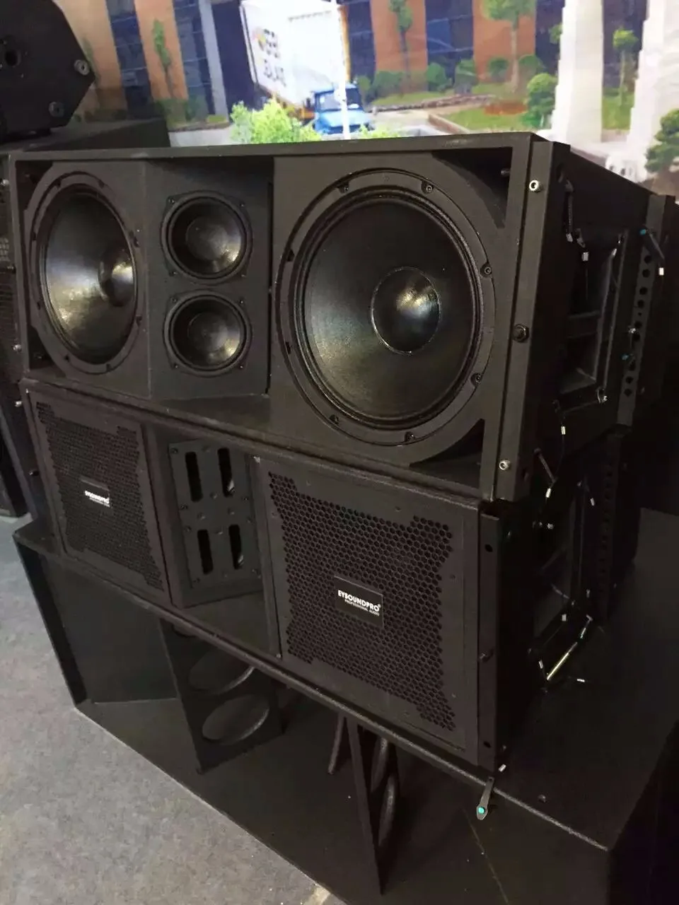 Dual 12 Inch Line Array Vt4888 - Buy Pro Line Array Speaker,Passive