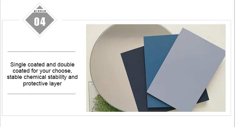 Supply color mirror The aluminum mirror silver mirror glass The colored lenses coated