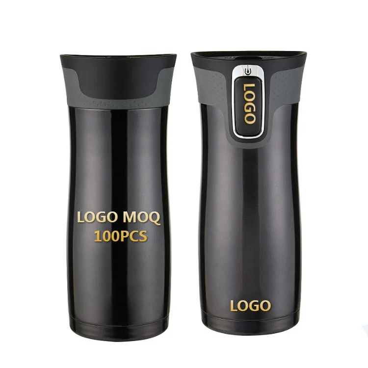 West Loop 16 oz Thermos Insulated Water Bottles Stainless Steel Travel tumbler Mug With Lid Lock