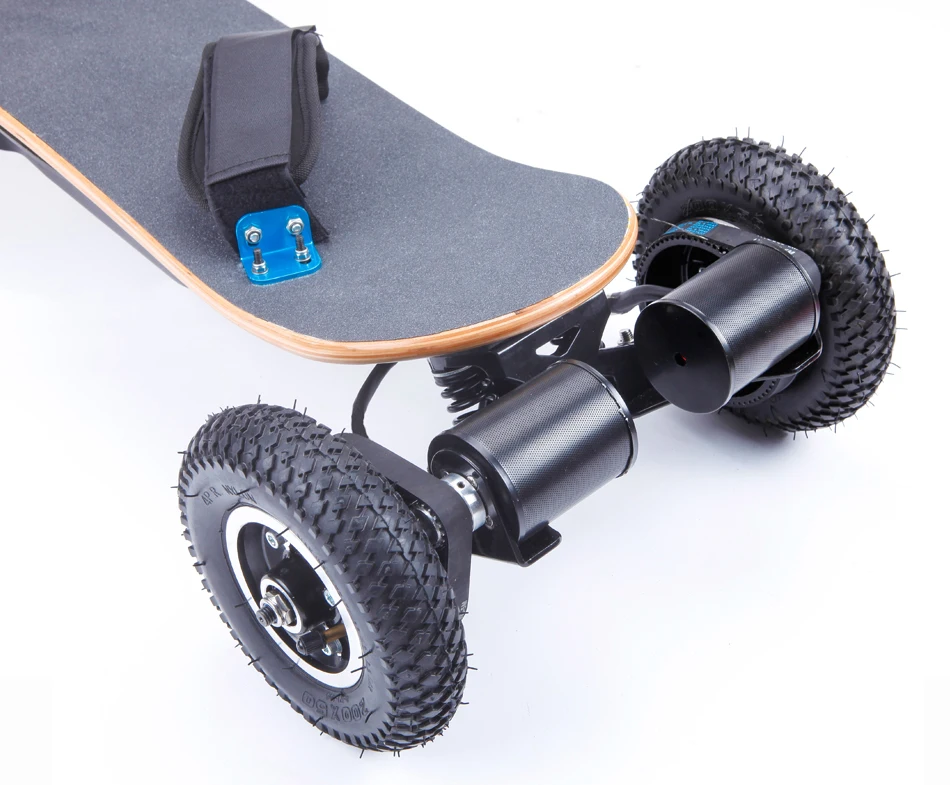 Off Road Big Wheels Fast Electric 4 Wheel Skateboard With Motor Control