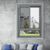 ROGENILAN 145 series European style three track thermal break aluminum sliding window