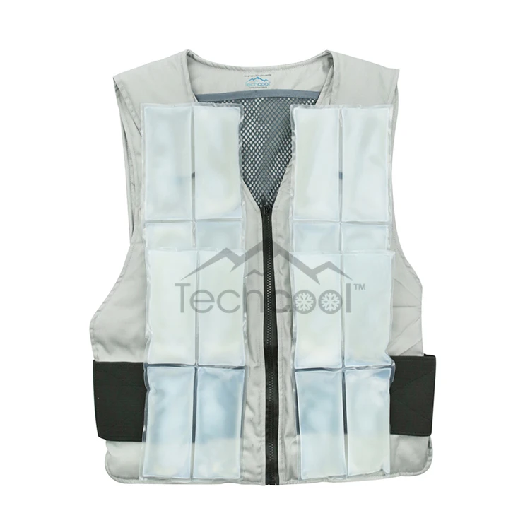 
Techcool Summer Cold Pack Gel Pad Ice Cooling Vest Without Ice Packs 