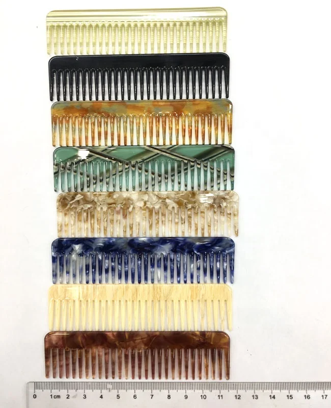 
I.mee Simpleness cellulose hair comb cellulose acetate hair accessories plastic hair combs 