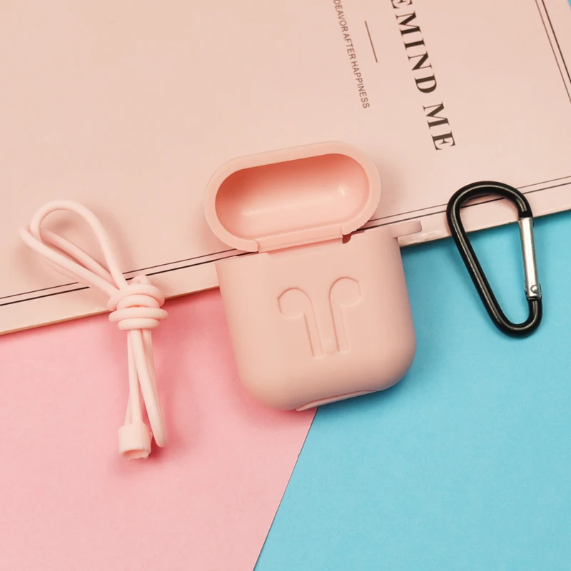 3in1 Silicone case for Airpod Charging Case for Apple Airpod Case Soft Cover Protector