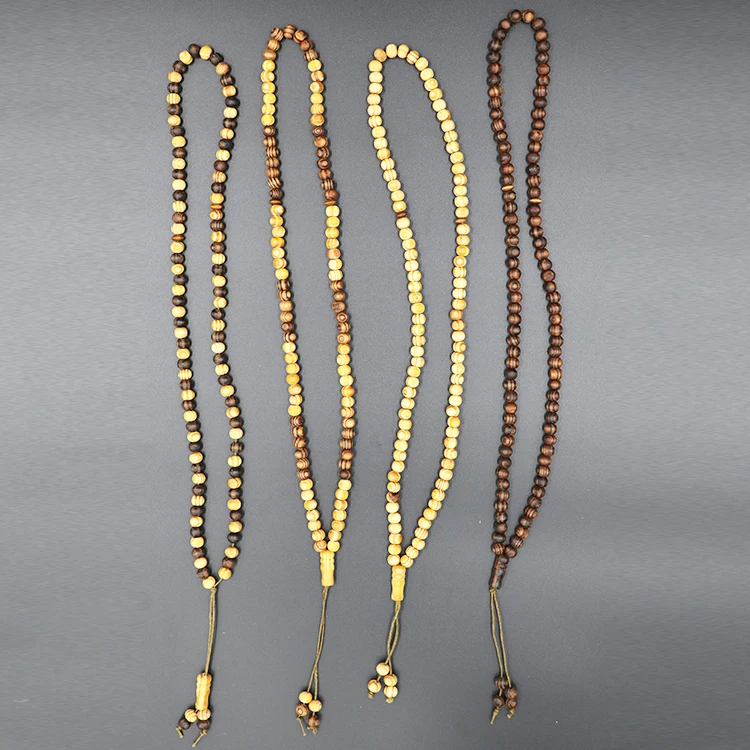 

Wholesale 2018 New Design  Wood Bead Rosary for Muslim Prayer, 4 colors