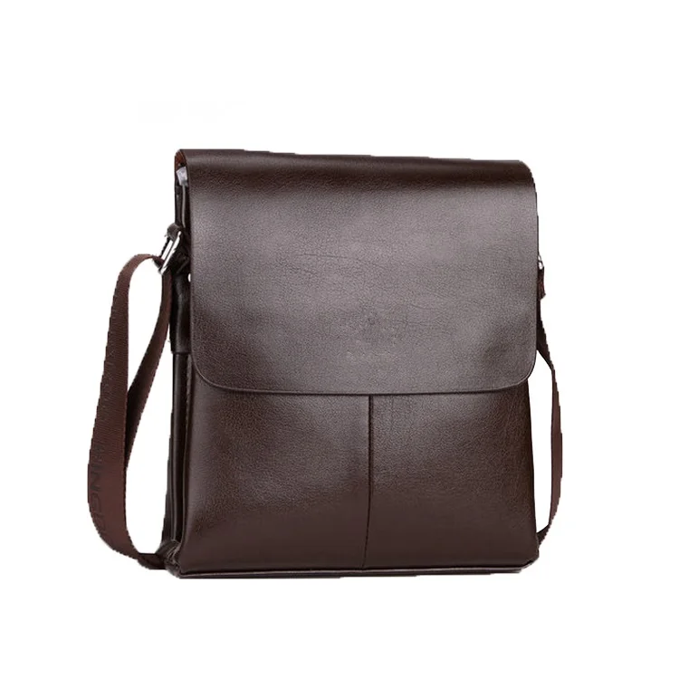

Fashion Men PU Messenger Business Waterproof Leather Sling Crossbody Bag, Multi
