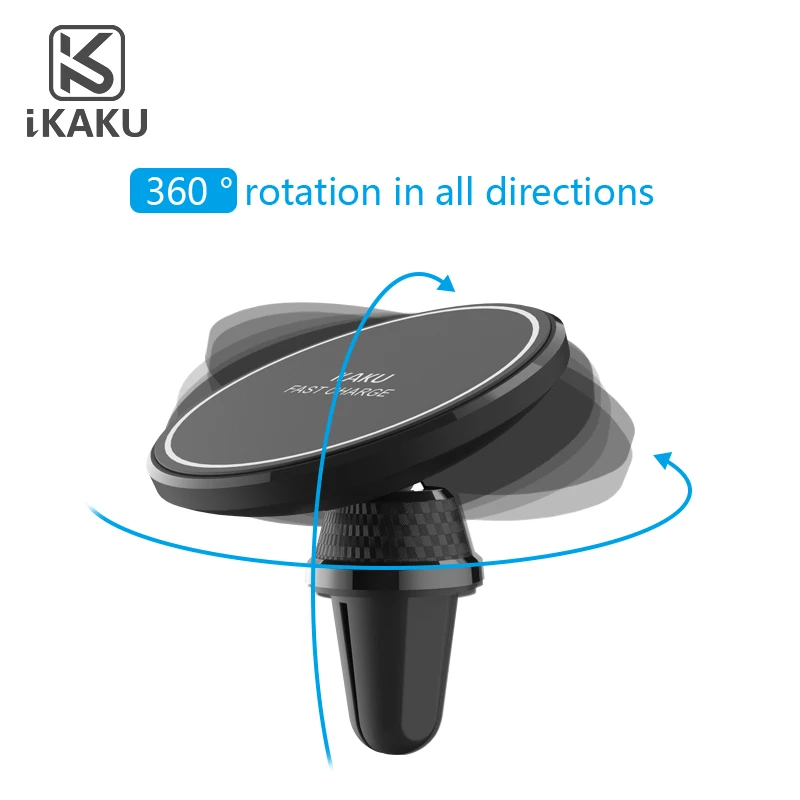 

2019 private label mobile cell phone car wirless magnetic wireless charger 10w kc