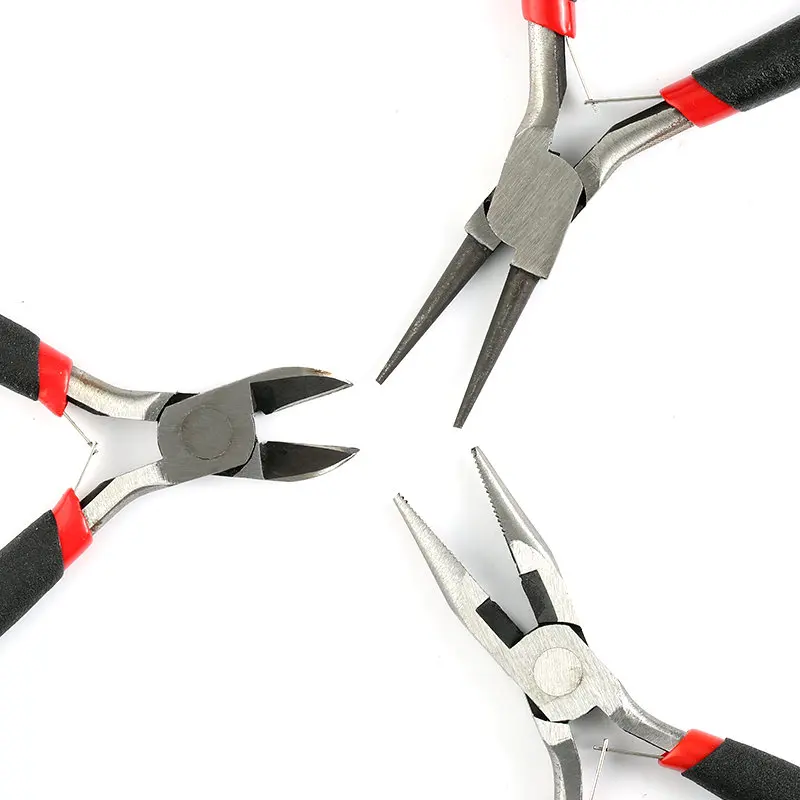 

Tool Set Round Nose Pliers Flat Nose Pliers Wire Cutters Beading Jewelry Suppliers Making Tools