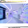 Fancy indoor lighting design solid surface/man-made stone bank service counter