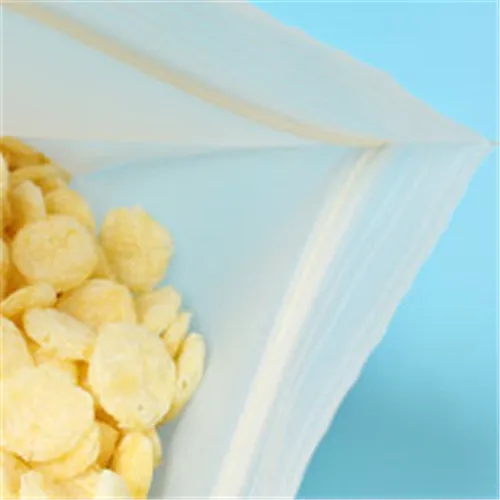 
Biodegradable cron-starch compostable Reclosable zipper bags 