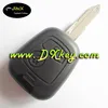 Factory price 2 buttons 206/207 remote key 434 MHz ID46 Chip with logo for peugeot 207 remote