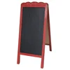 Wood Chalkboard Sign for Liquid Chalk Wedding Restaurant Bridal Rustic Sidewalk Sandwich Board Magnetic NO-STAIN A Frame Menu