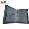 Customized A3 size leather fashion portfolio file folder