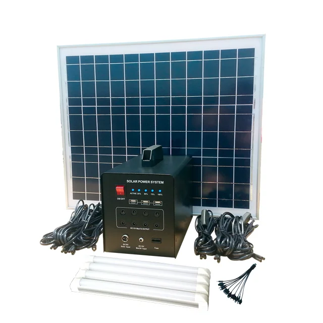 60W complete solar lighting system industrial solar energy system