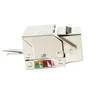 Fast Gigabit Network Transmission Modular Plug Metal Shielded Cat6a FTP Keystone Jack