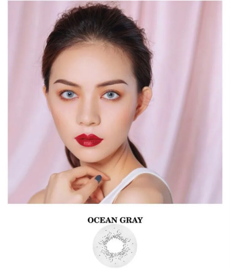 

Best Seller Fashionable Natural Gray Color Contact Lenses For Beauty Cosmetic, 6 colors