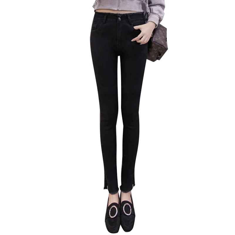 

Custom Pant Jeans Women Jeans Jogger Denim Skinny Jeans for Ladies OEM Accept Factory in China, Black
