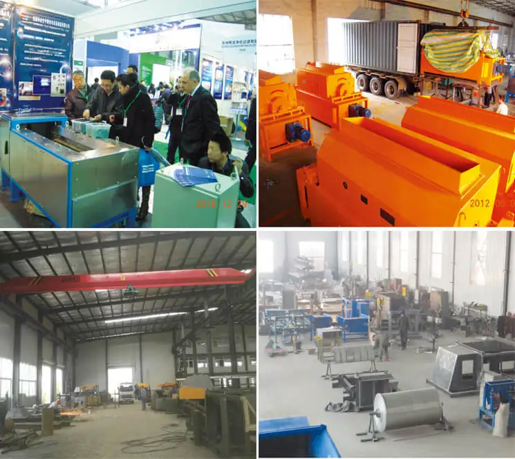 Densen customized PET bottles sorting machine China concentric eddy current separator for aluminum, iron and plastic bottles