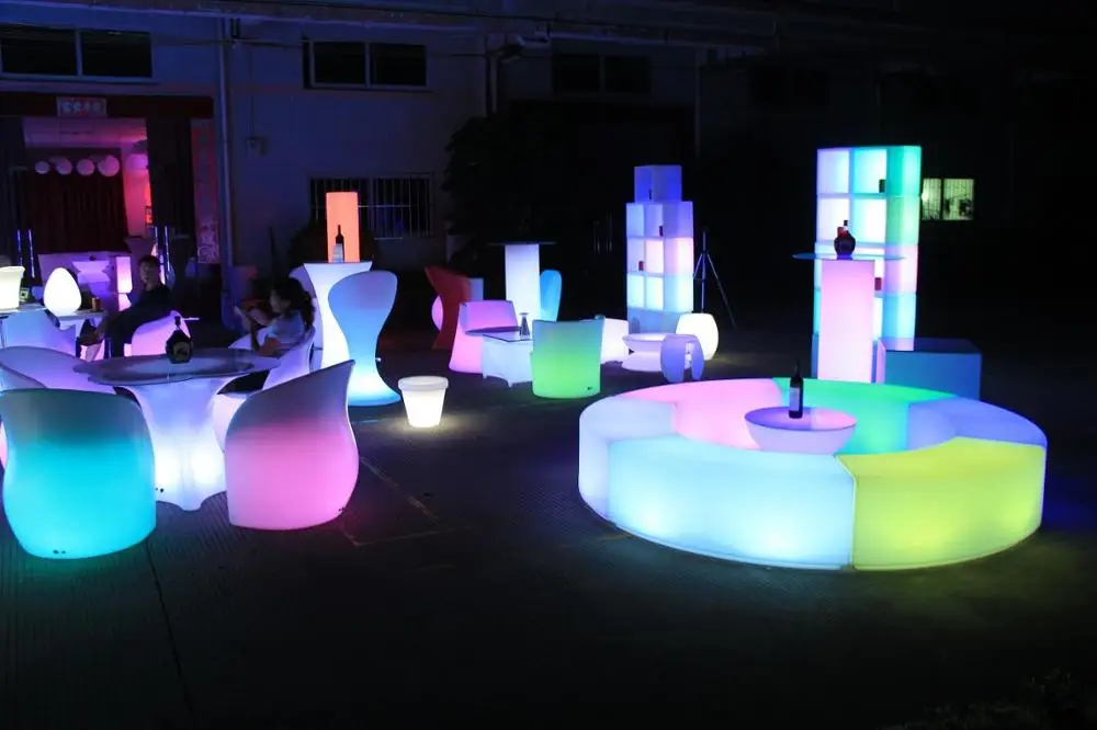 Wholesale Decorative Led Lighted Up Outdoor Party Event Lounge