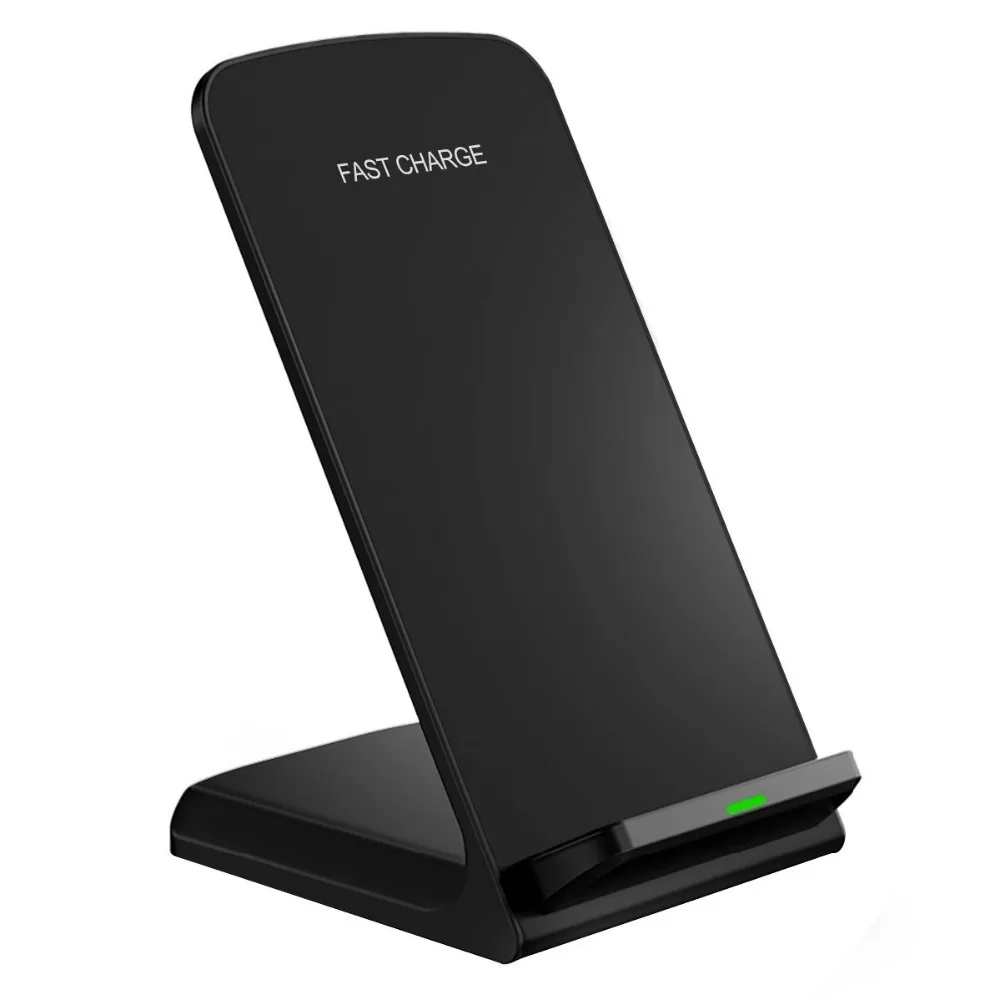 

QI Standard Wireless Charger for iPhone 8,XR LG HTC NOKIA SAMSUN GALAXY S6 / S6 Edge / S6 Edge Plus / S7 / S7 Edge / Note 9, Black,sliver