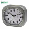 silver beep table night viewing odm painting alarm clock for office