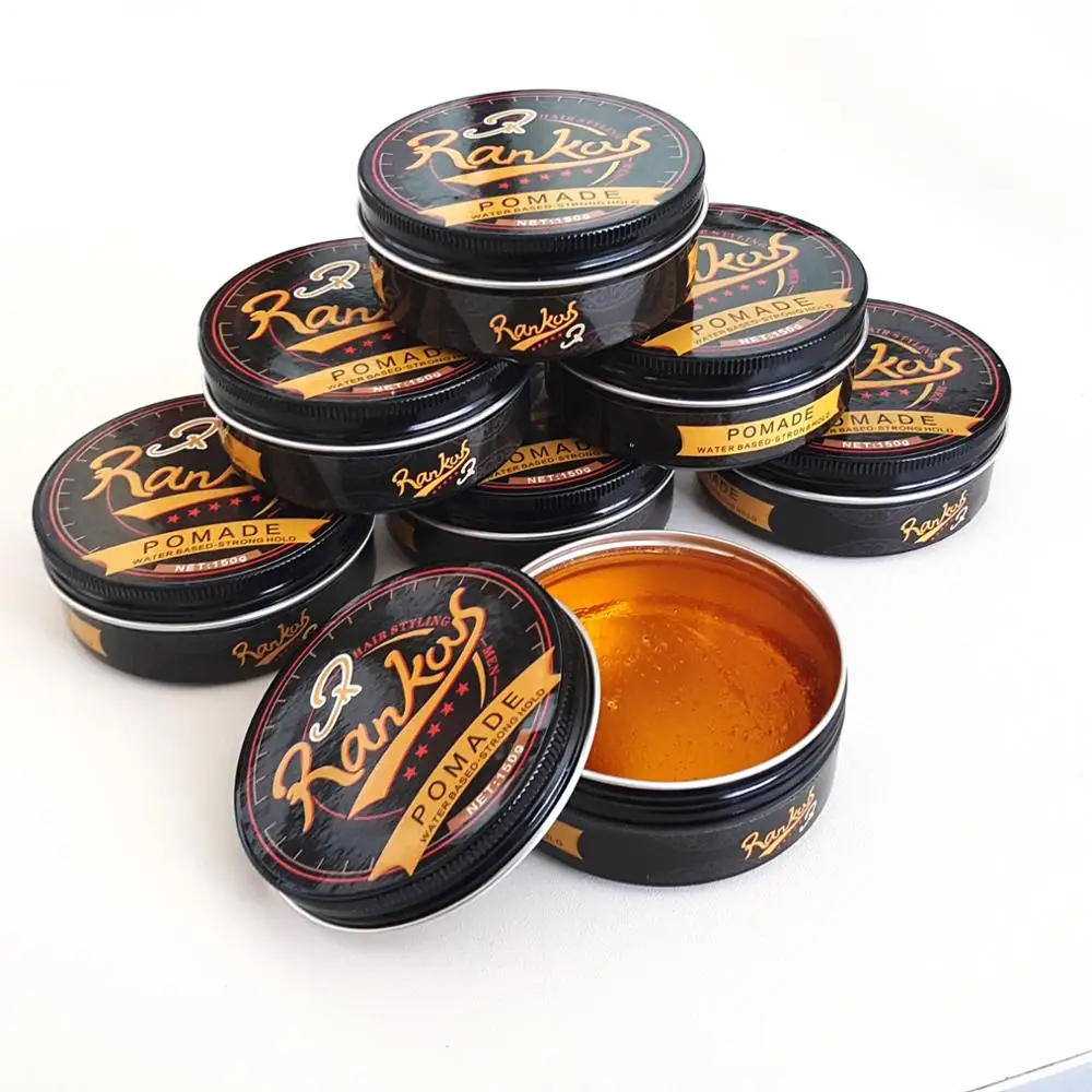Custom Superior Fruit Hair Wax 150ml Aluminum Black Tin Pomade