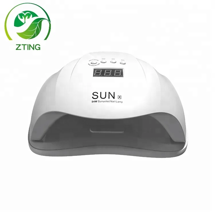 Private label aliexpress hot selling 54w led uv nail lamp 54w uv lamp curing nail dryer