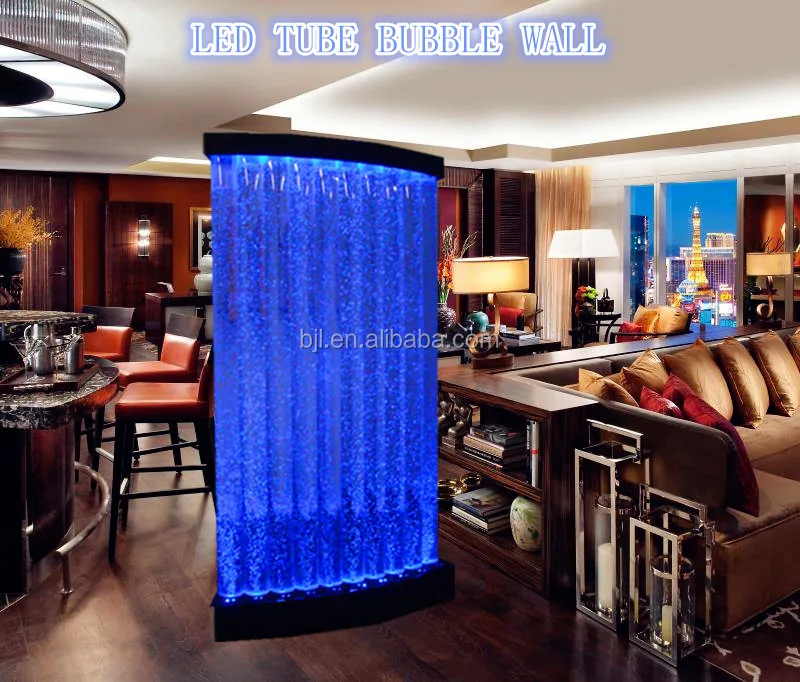 Decorative Water Bubble Wall Led Glow Furniture Used Hotel Furniture