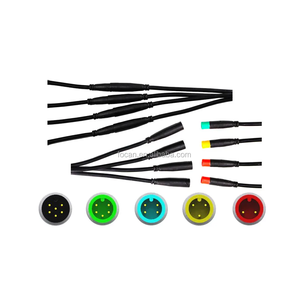 2pin3pin4pin5pin Waterproof Connector For Ebike Light Throttle Ebrake Display Ebike Parts Ebike