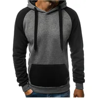 

2019 Amazon Hot Sell New Mens Sweater Stitching Oversize Hoodies