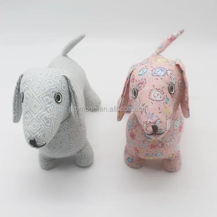Custom Printed Microfiber Fabric Pp Cotton Stuffed Animal Toy Dachshund -  Buy Dachshund,Stuffed Toy,Animal Toy Product on 