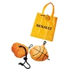 Foldable football pouch shopping handbag