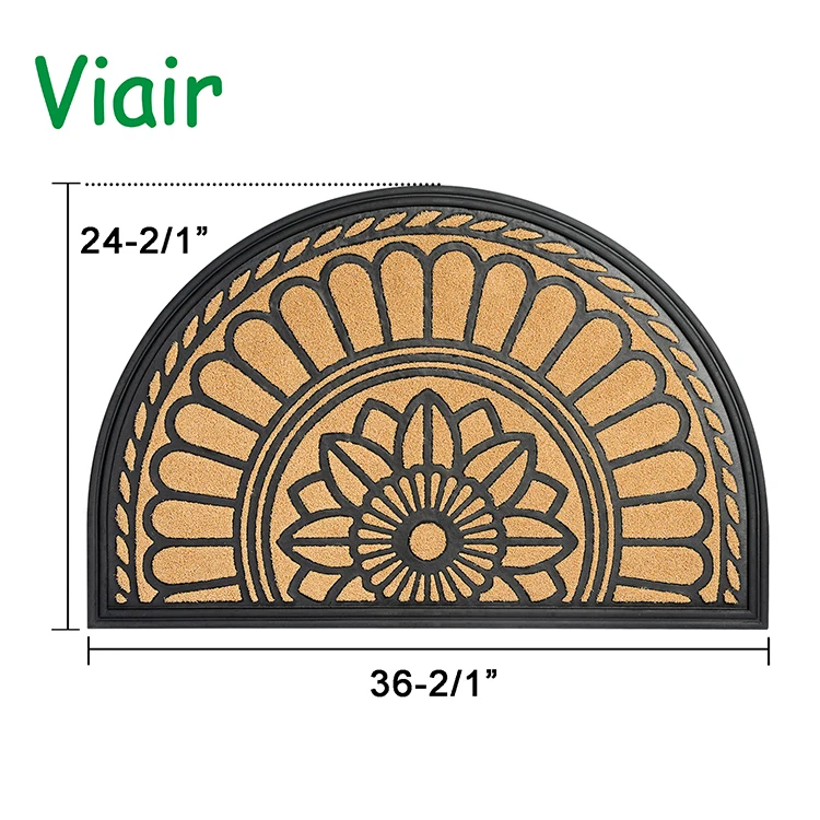 Rubber Doormat Anti Slip Custom 60x90cm Outdoor Floor Door Mats Large
