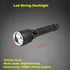 Diving up to 100 meters 3x CREE XML T6 Waterproof LED diving2000lumen led flashlight