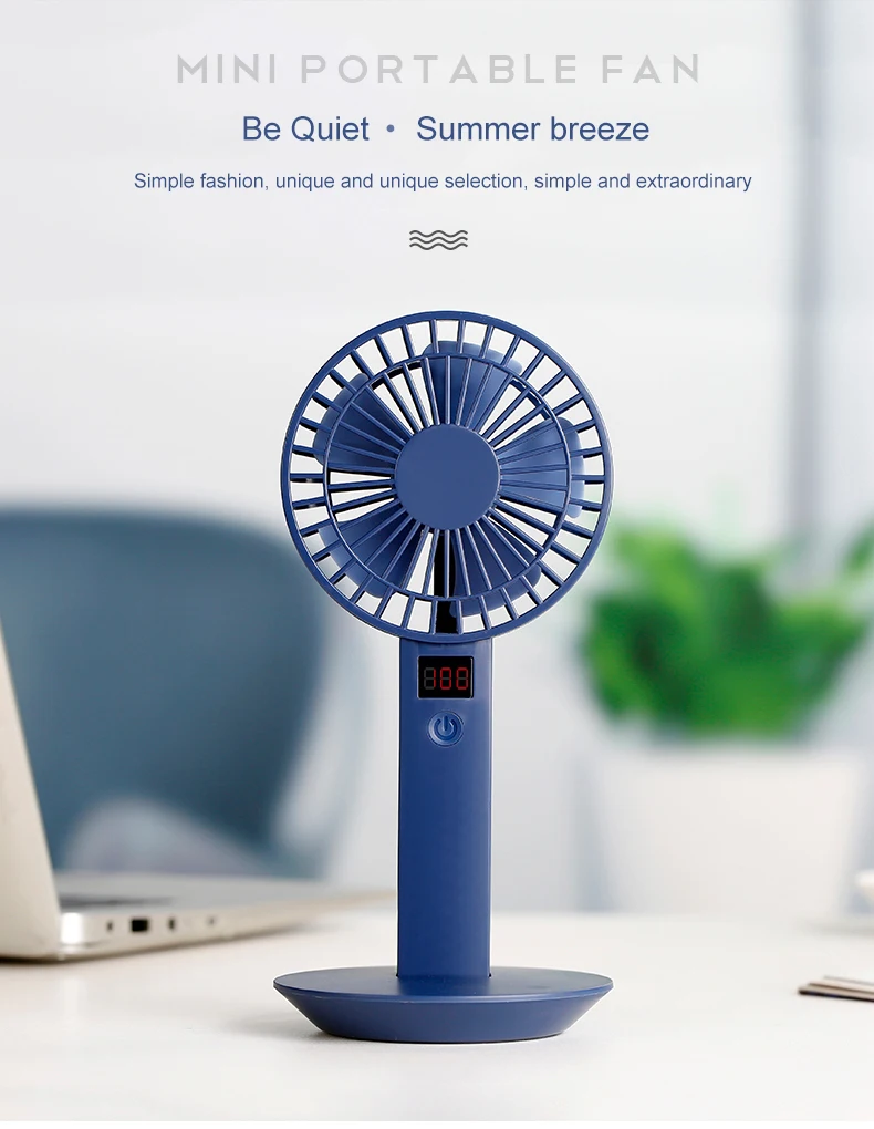 2019 North America Distributor Wanted Mini Handheld Portable Air Cooler Fan Rechargeable with Led Screen