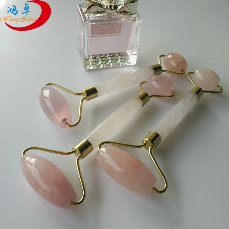 Crystal Facial Massage Roller Facial Thin Massage Gem Rose Quartz