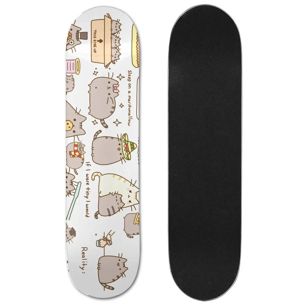 pusheen skateboard plush