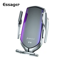 

Essager 10W Qi Car Wireless Charger Intelligent Infrared Fast Charging Mount Car Phone Holder For iPhone Samsung Xiaomi